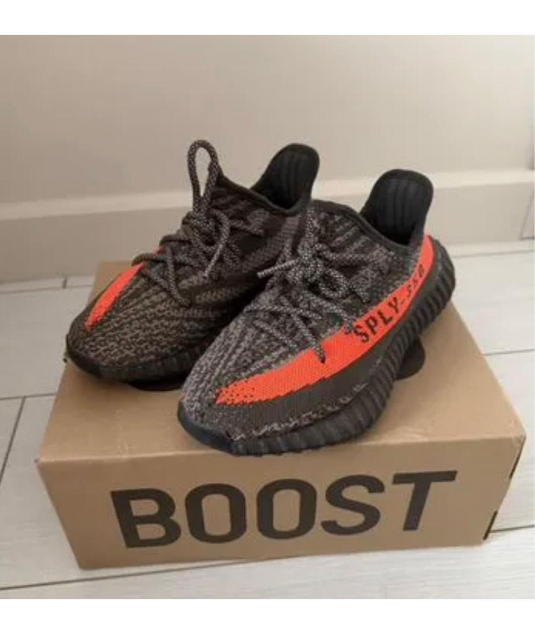 ADIDAS YEEZY Серые кеды, фото 2