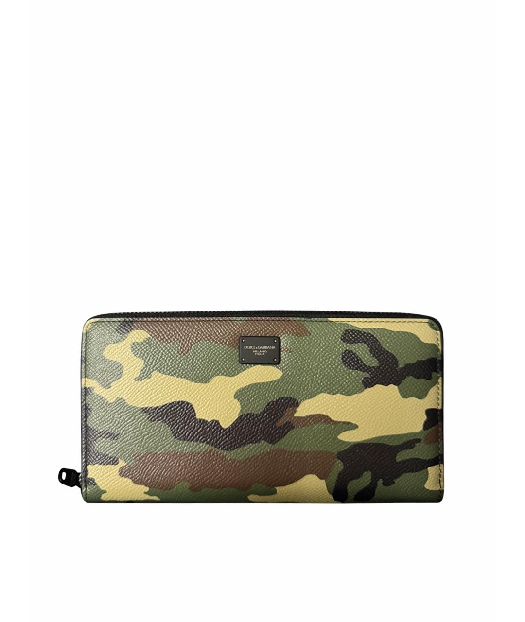DOLCE&GABBANA Хаки кошелек, фото 1