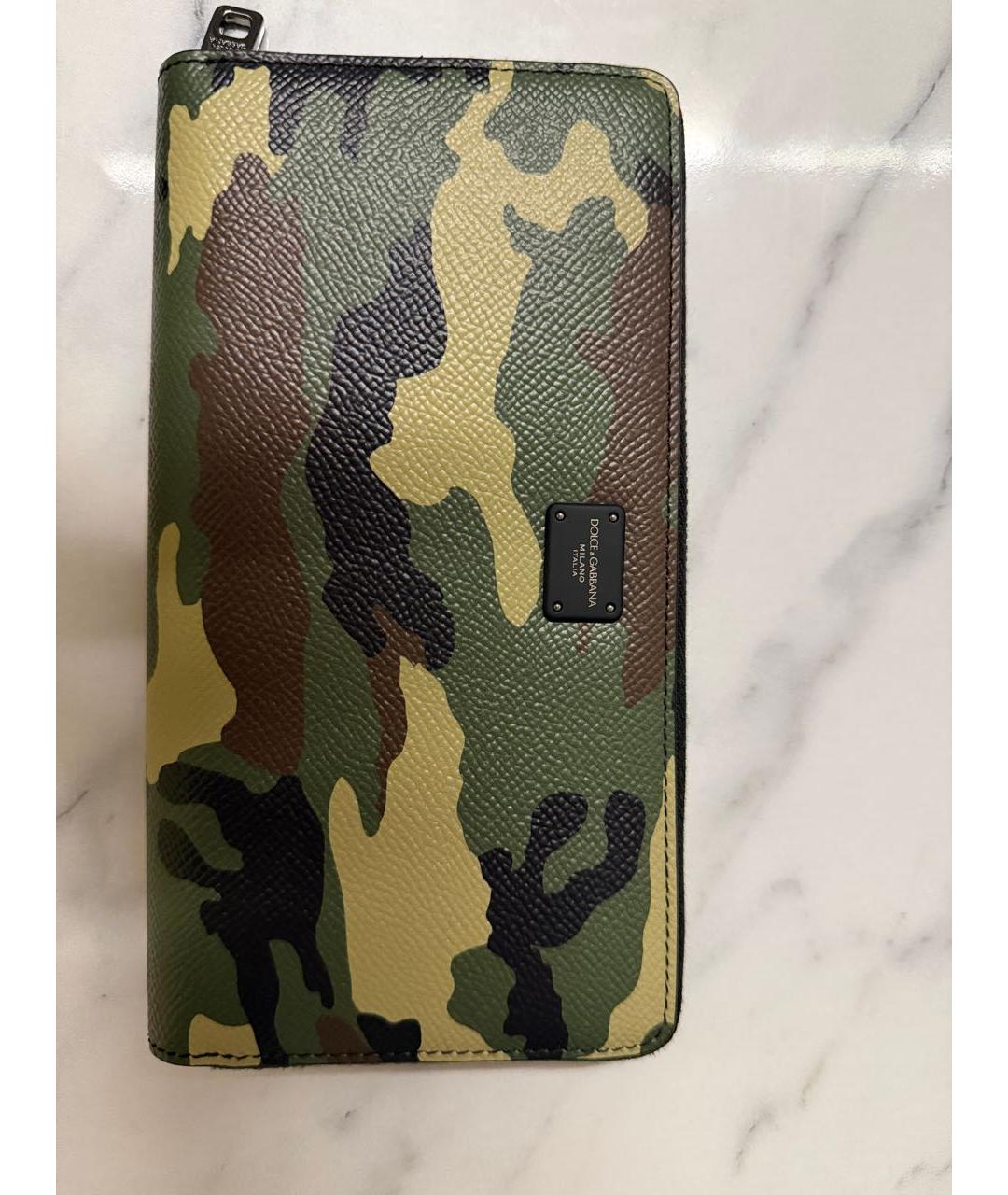 DOLCE&GABBANA Хаки кошелек, фото 2