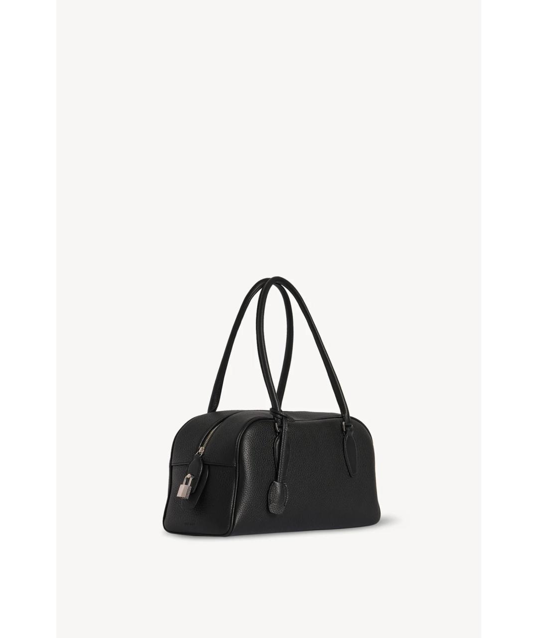 THE ROW Черная кожаная сумка через плечо, фото 2