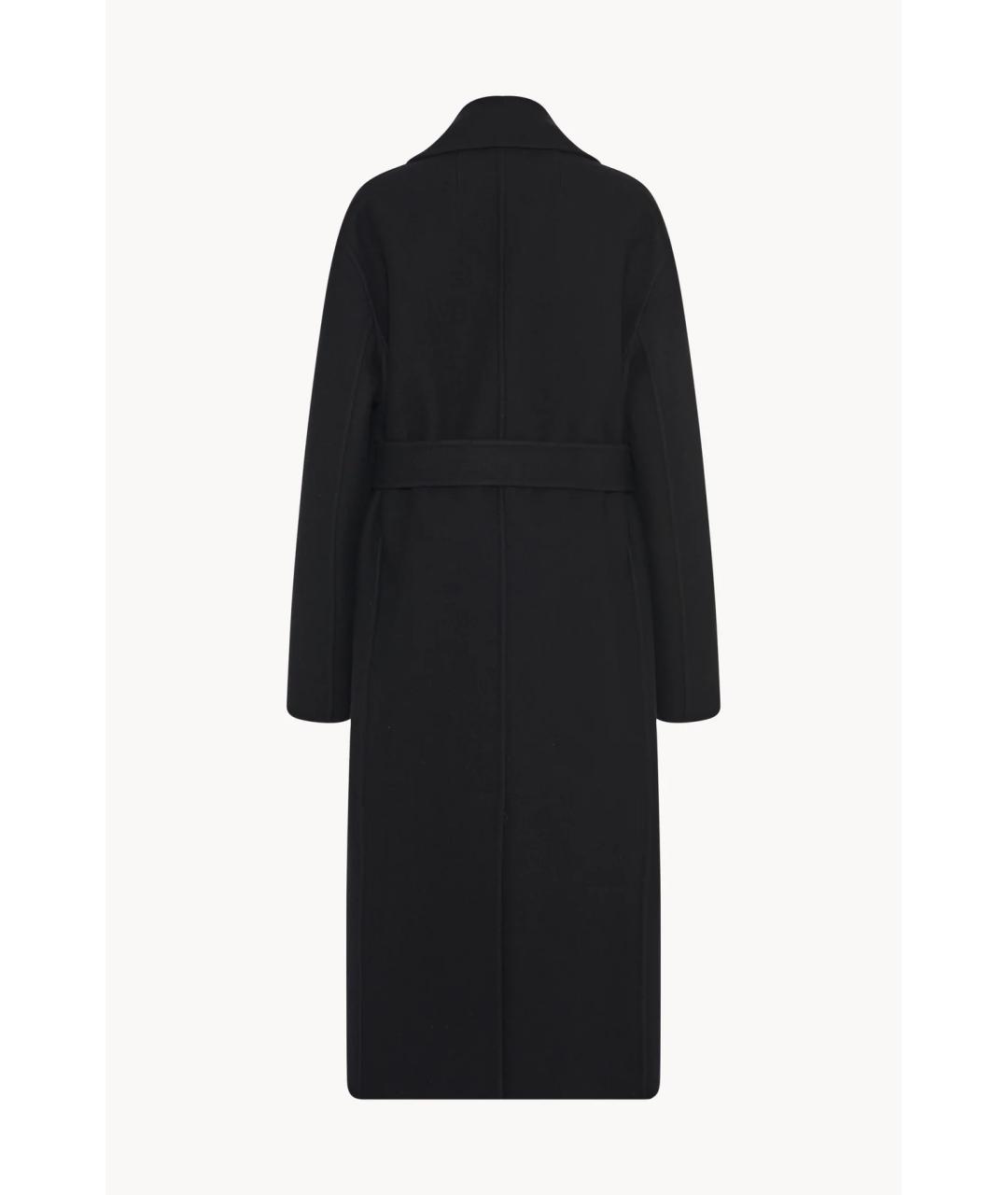 THE ROW Черное шерстяное пальто, фото 3