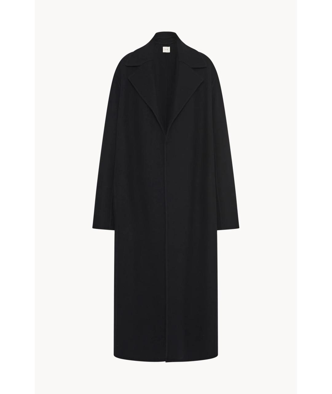 THE ROW Черное шерстяное пальто, фото 2
