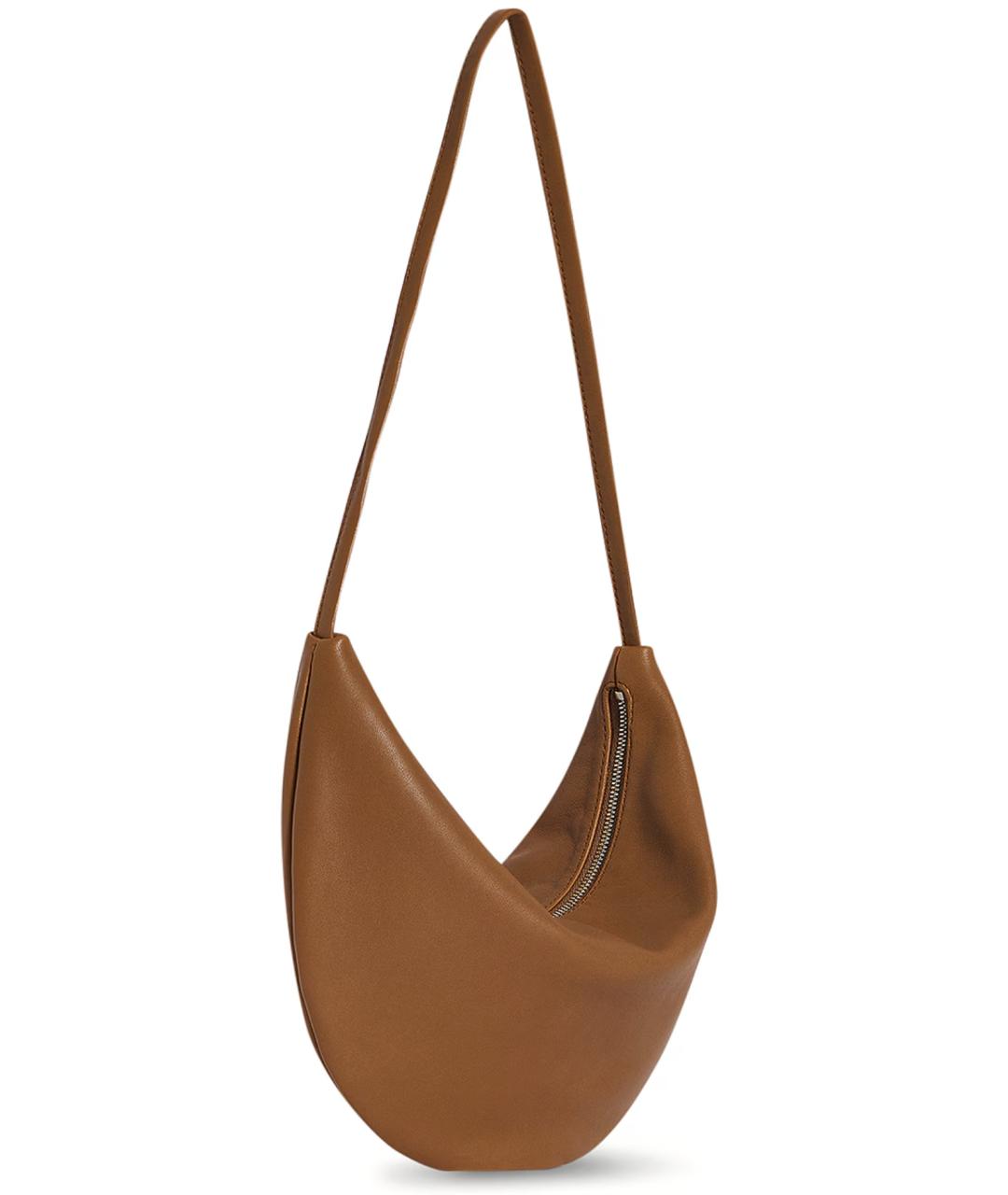 THE ROW Коричневая кожаная сумка через плечо, фото 2