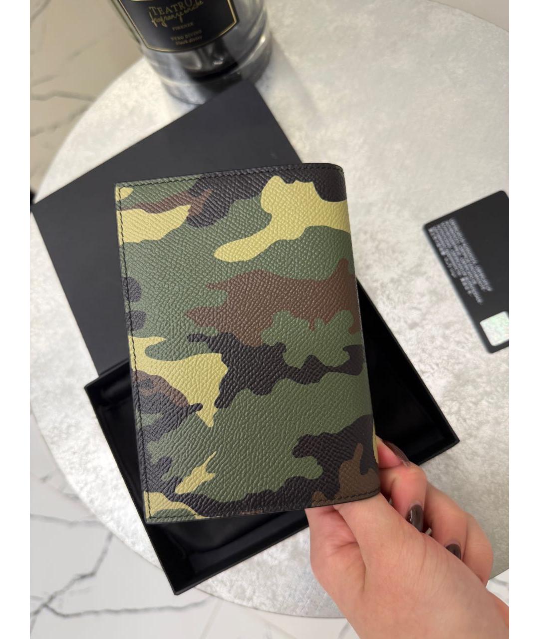 DOLCE&GABBANA Хаки визитница, фото 2