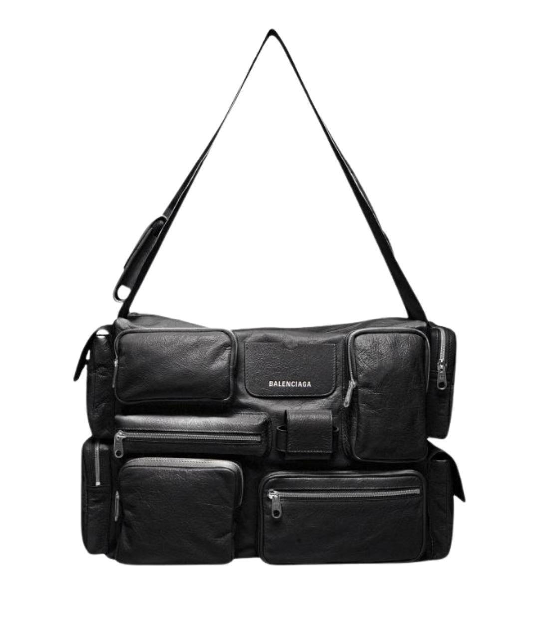 BALENCIAGA Черная сумка на плечо, фото 1