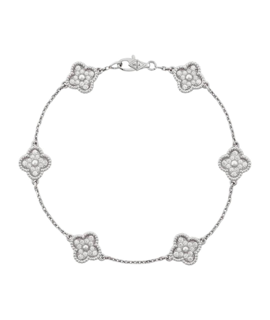 VAN CLEEF & ARPELS Серебрянный браслет из белого золота, фото 1