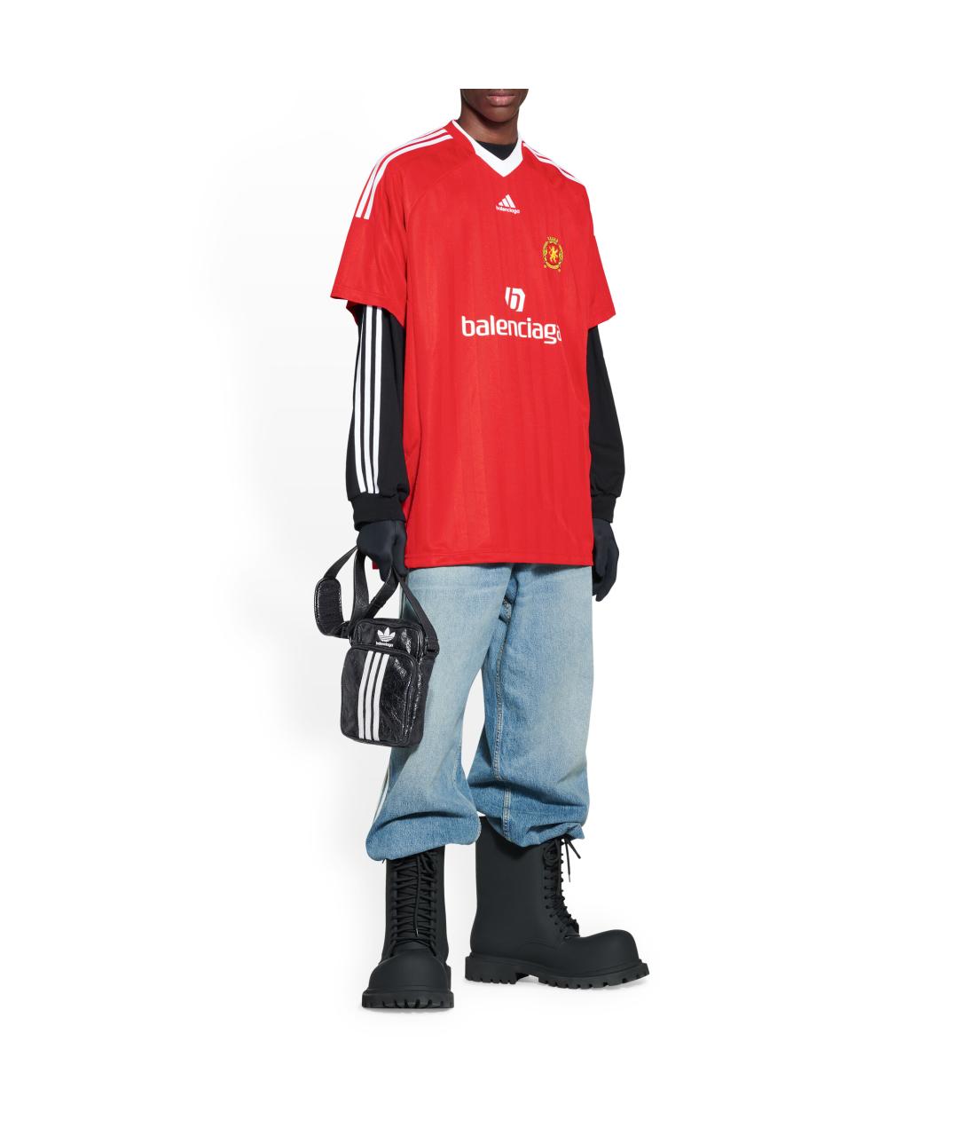 BALENCIAGA Черная бархатная сумка через плечо, фото 9