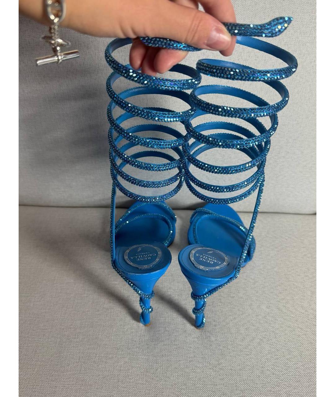 RENE CAOVILLA Кожаные босоножки, фото 3