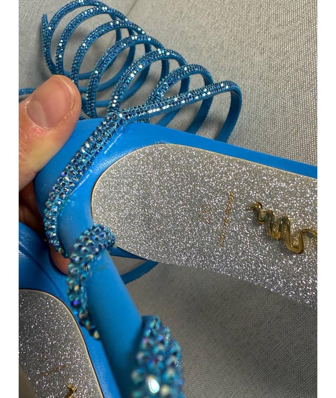 RENE CAOVILLA Кожаные босоножки, фото 6