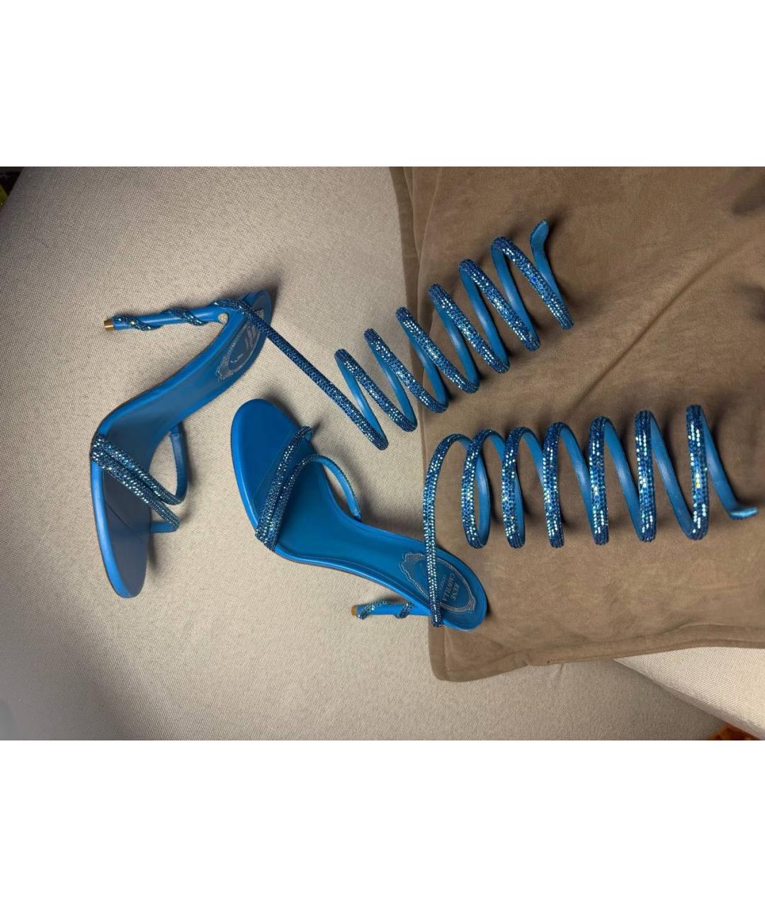 RENE CAOVILLA Кожаные босоножки, фото 8