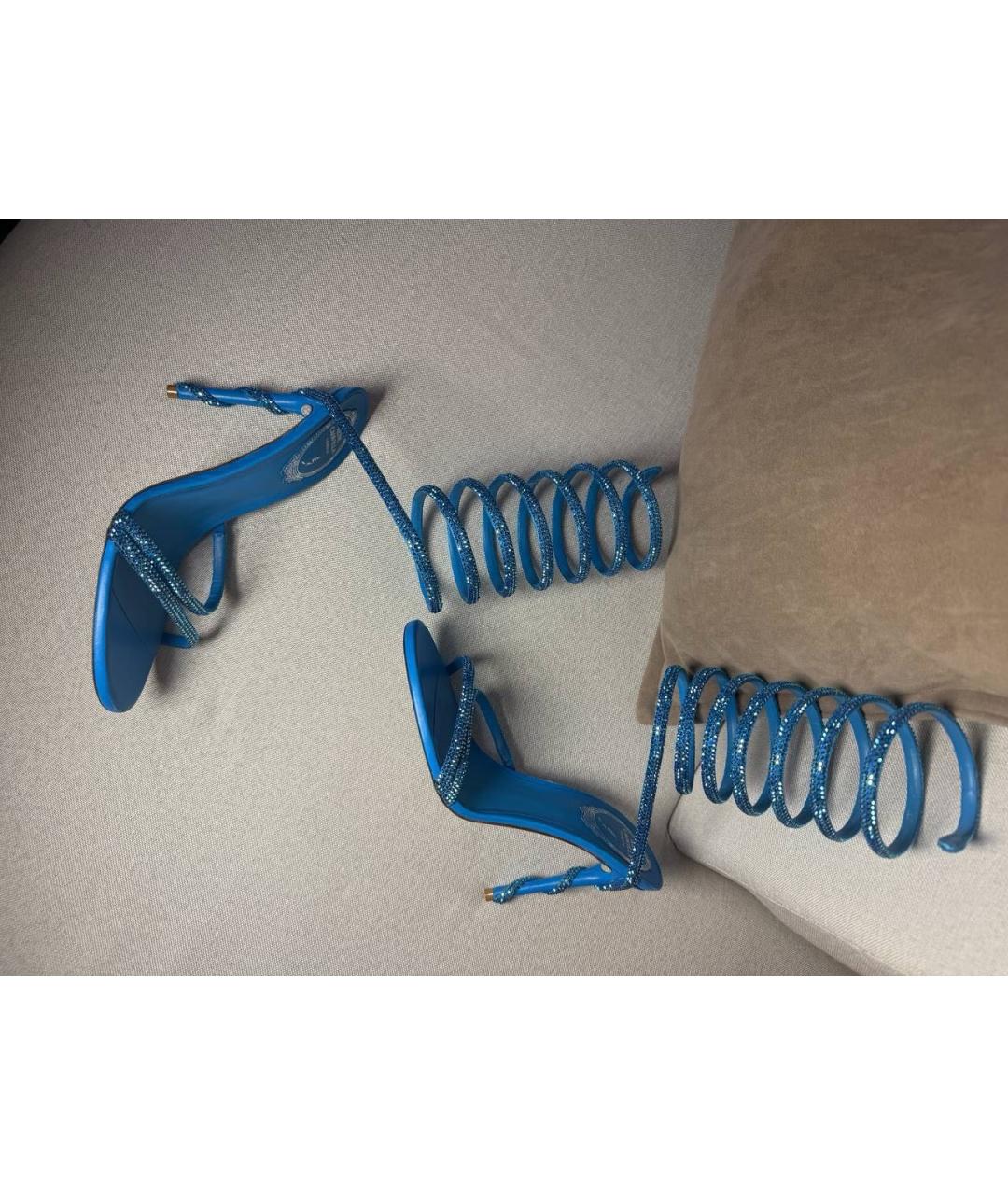 RENE CAOVILLA Кожаные босоножки, фото 5