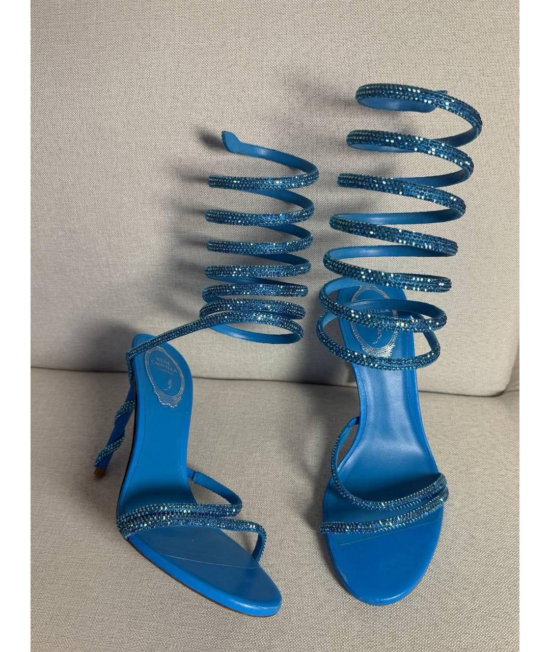 RENE CAOVILLA Кожаные босоножки, фото 9