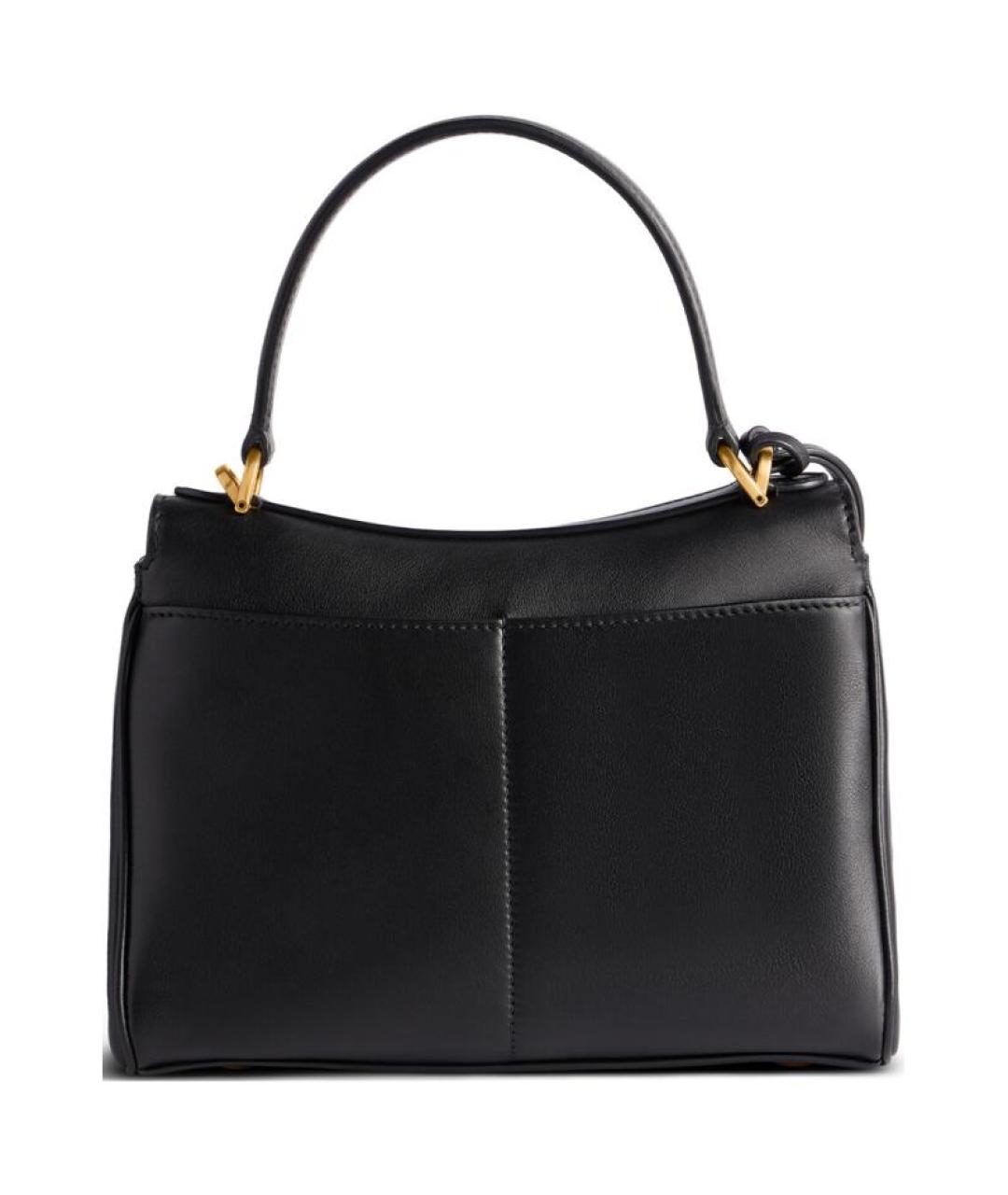 BALENCIAGA Черная кожаная сумка через плечо, фото 5