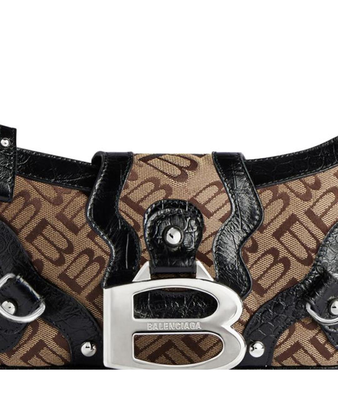 BALENCIAGA Коричневая сумка через плечо, фото 5