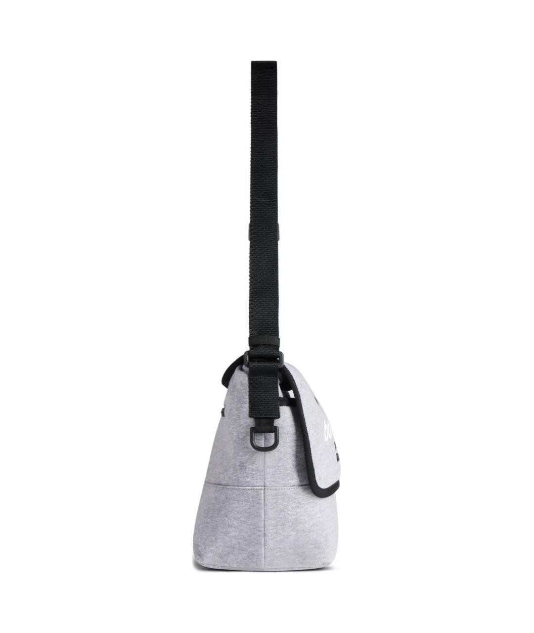 BALENCIAGA Серая тканевая сумка на плечо, фото 2