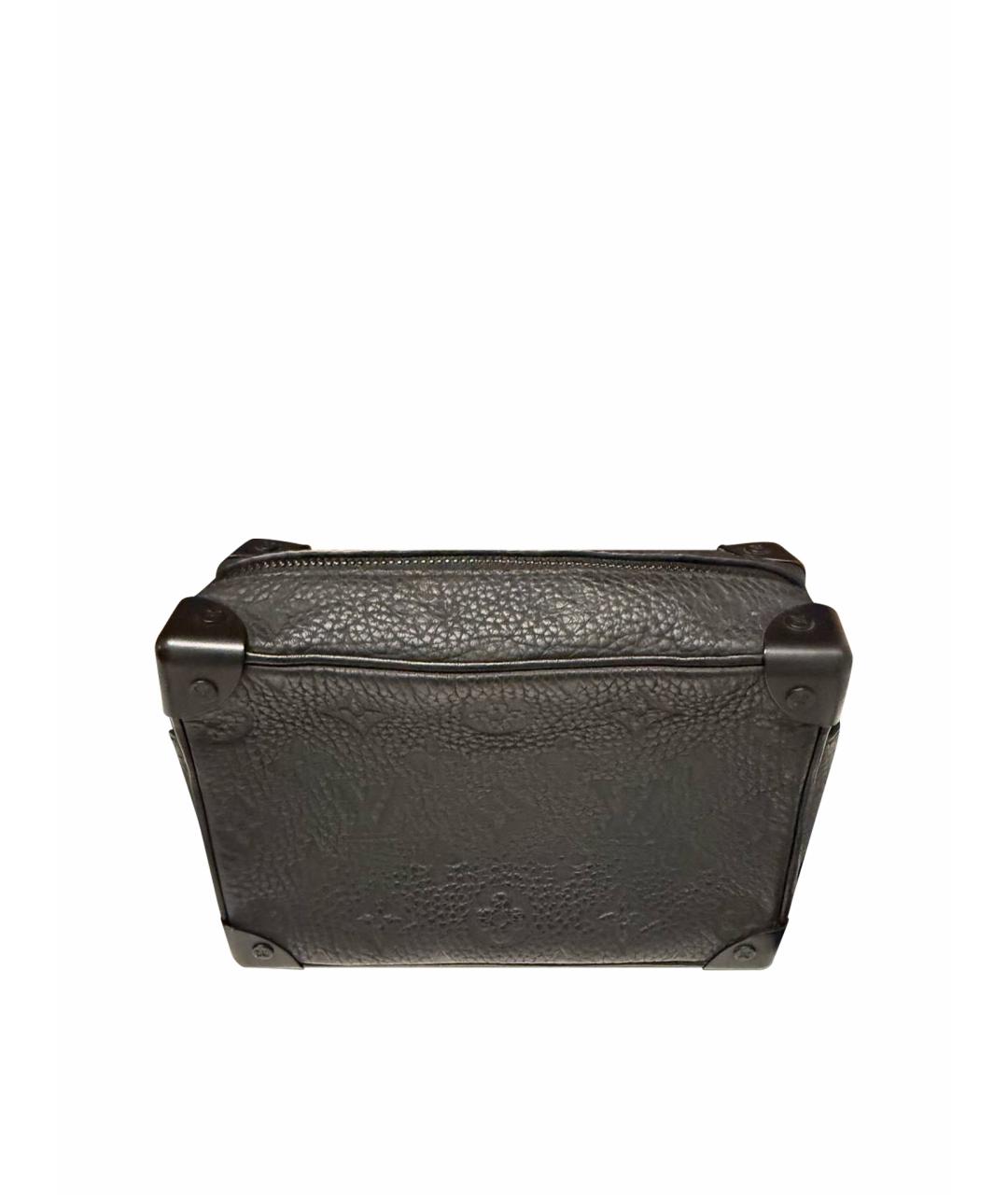 LOUIS VUITTON Серая кожаная сумка через плечо, фото 1