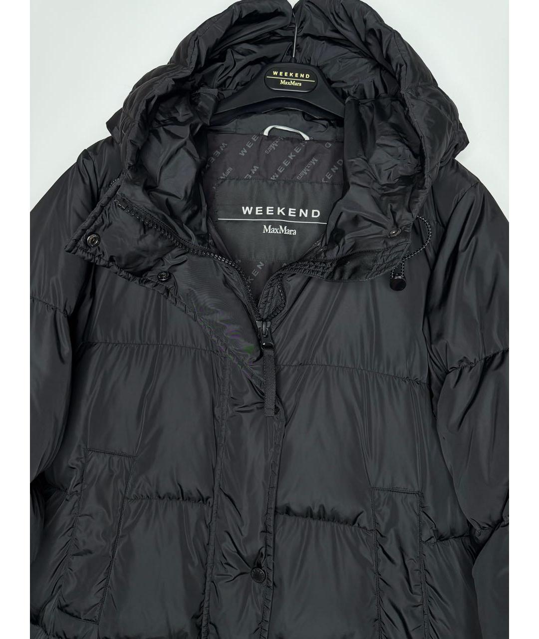 WEEKEND MAX MARA Черный пуховик, фото 6