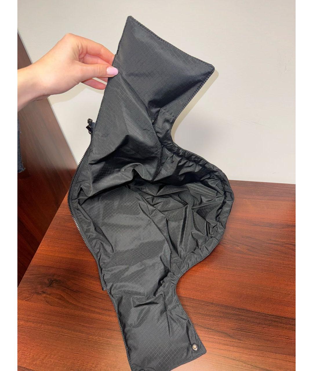 BALENCIAGA Черный полиэстеровый пуховик, фото 4