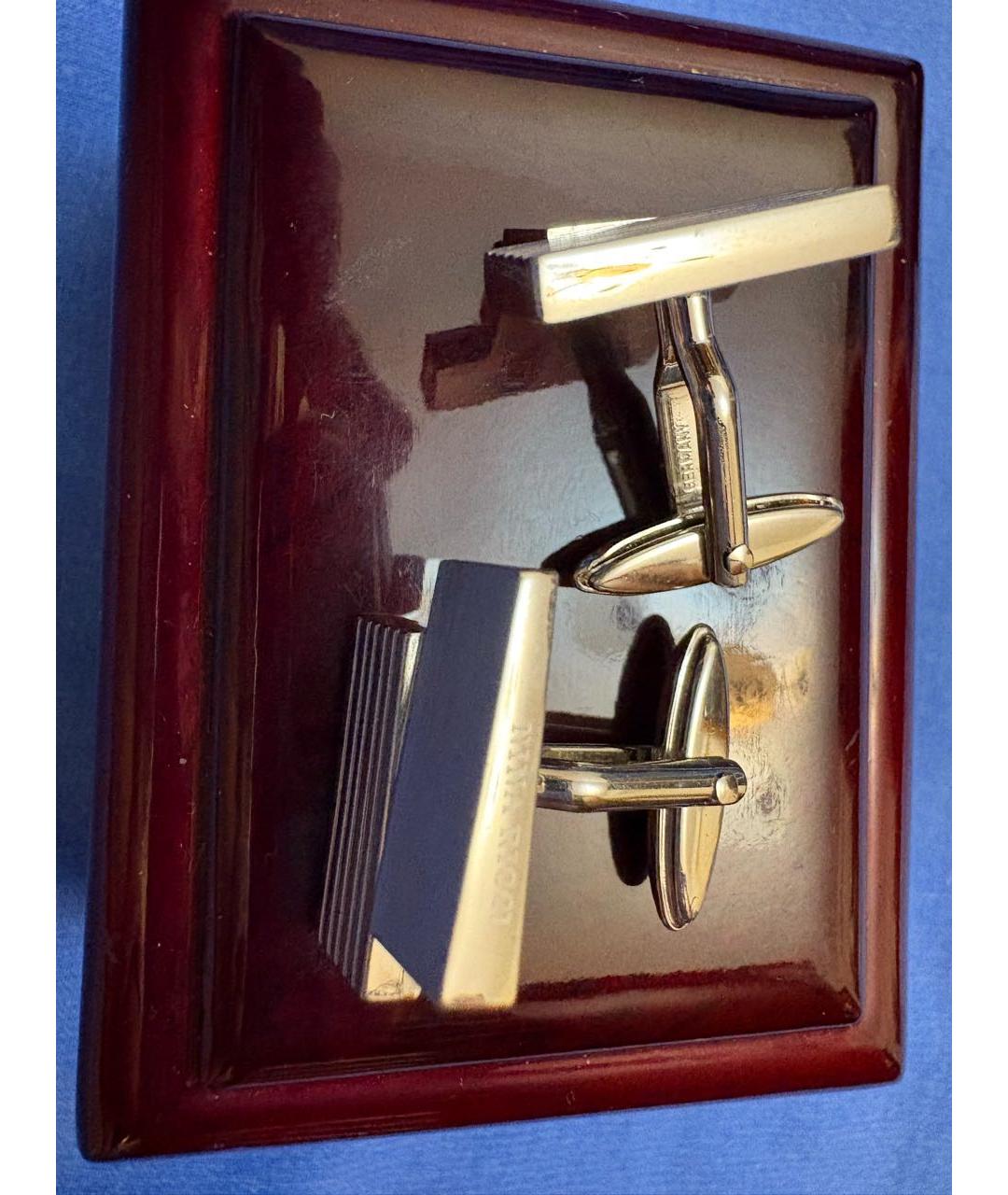 NINA RICCI Серебряные металлические запонки, фото 3