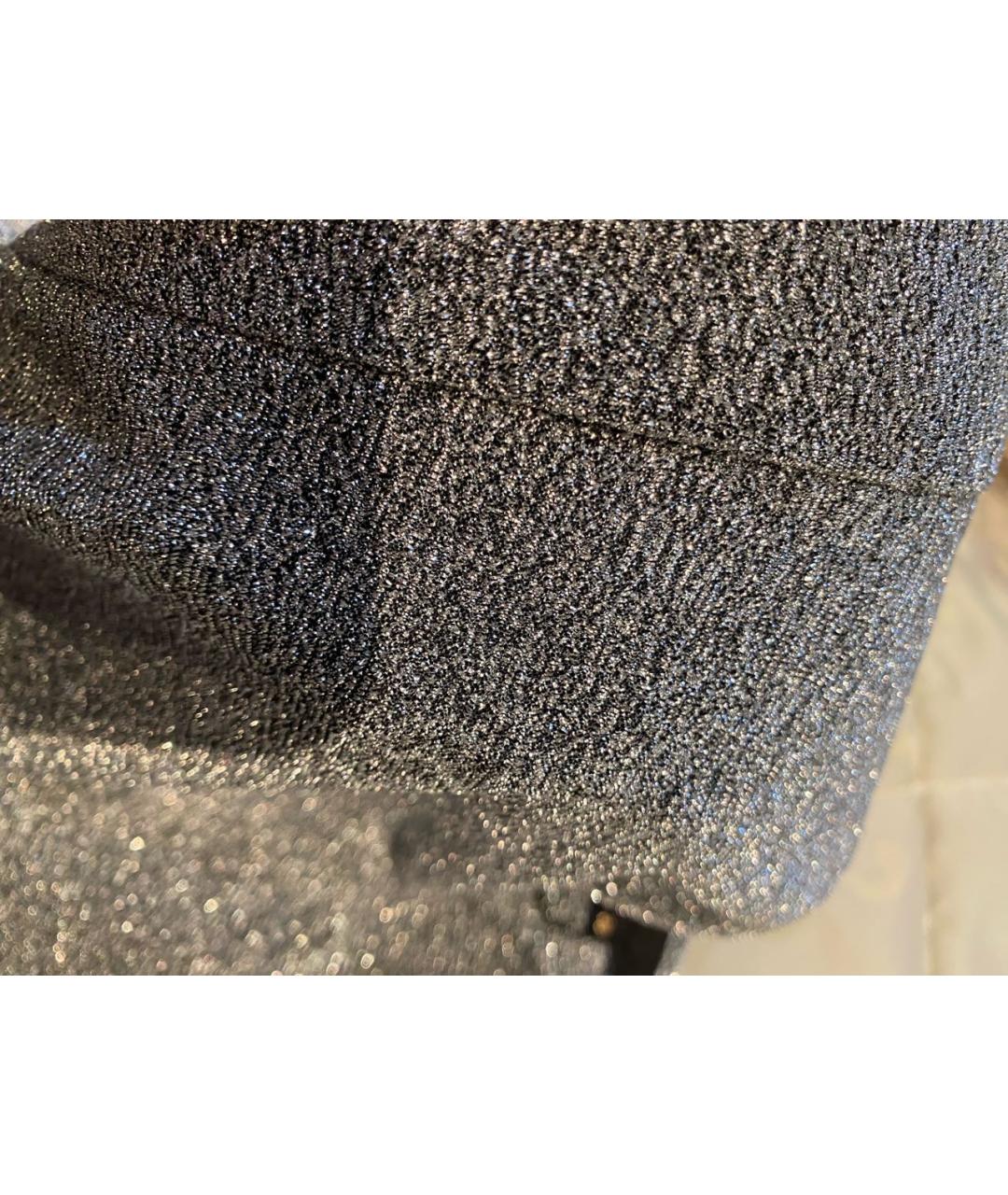 MAJE Серебряное полиэстеровое коктейльное платье, фото 4