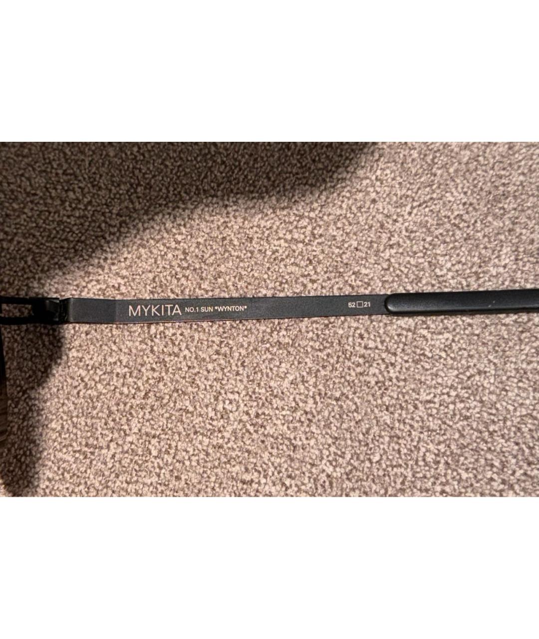 MYKITA Черные металлические солнцезащитные очки, фото 5