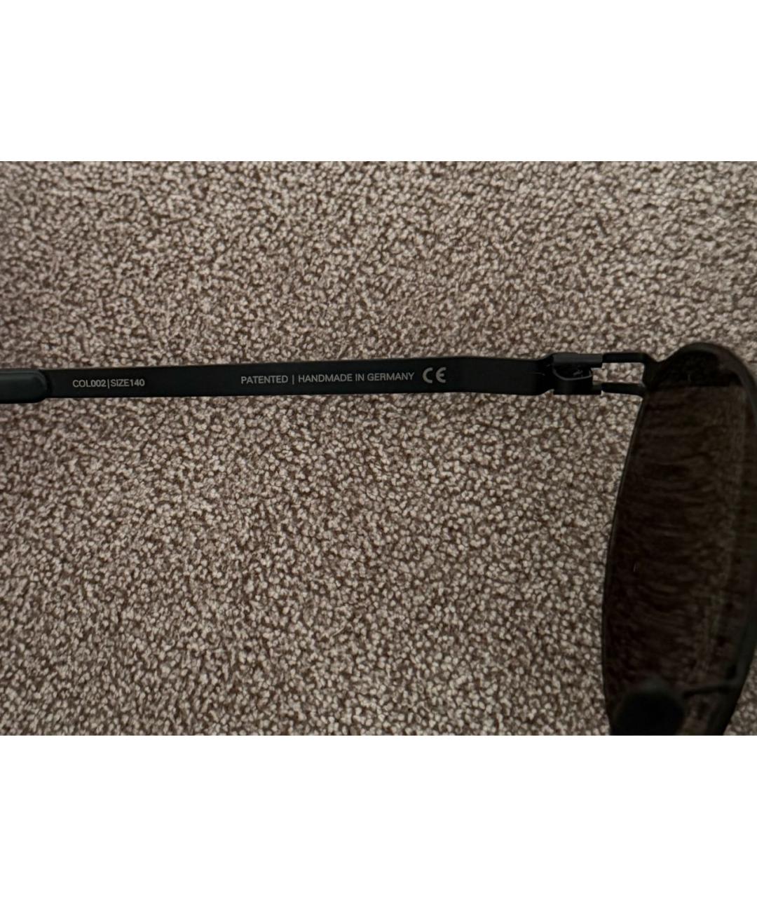 MYKITA Черные металлические солнцезащитные очки, фото 4