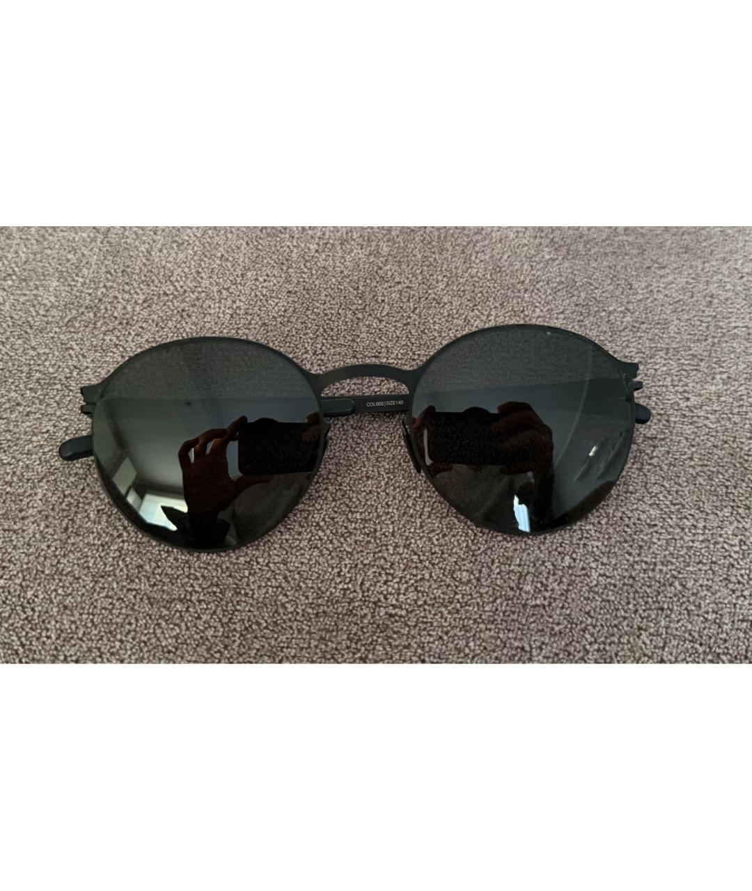 MYKITA Черные металлические солнцезащитные очки, фото 6