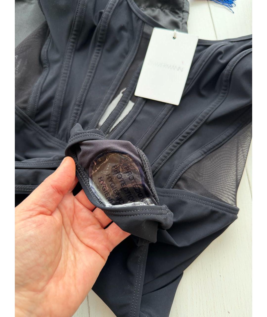 ZIMMERMANN Черный полиамидовый купальник, фото 5