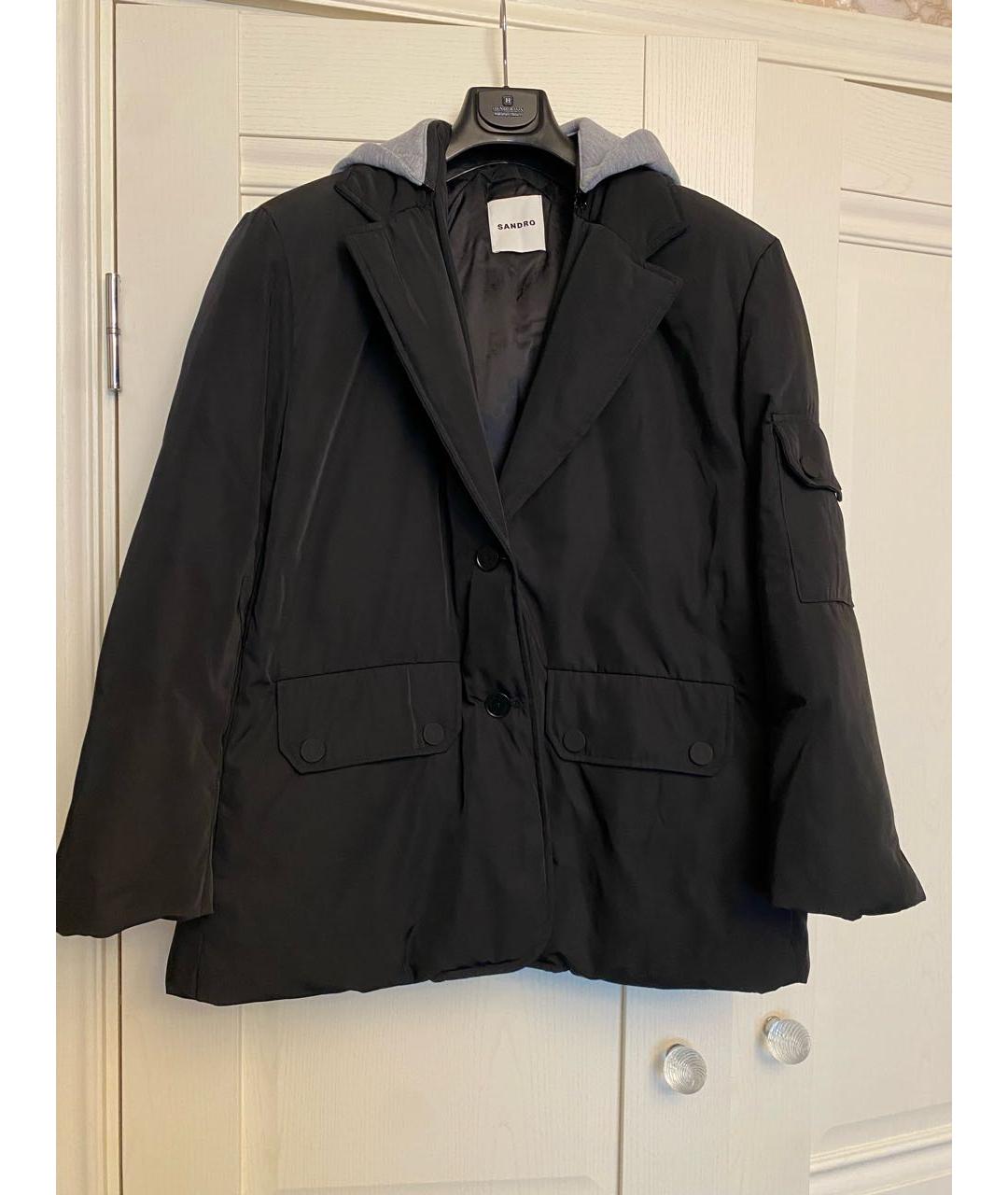 SANDRO Черная куртка, фото 3