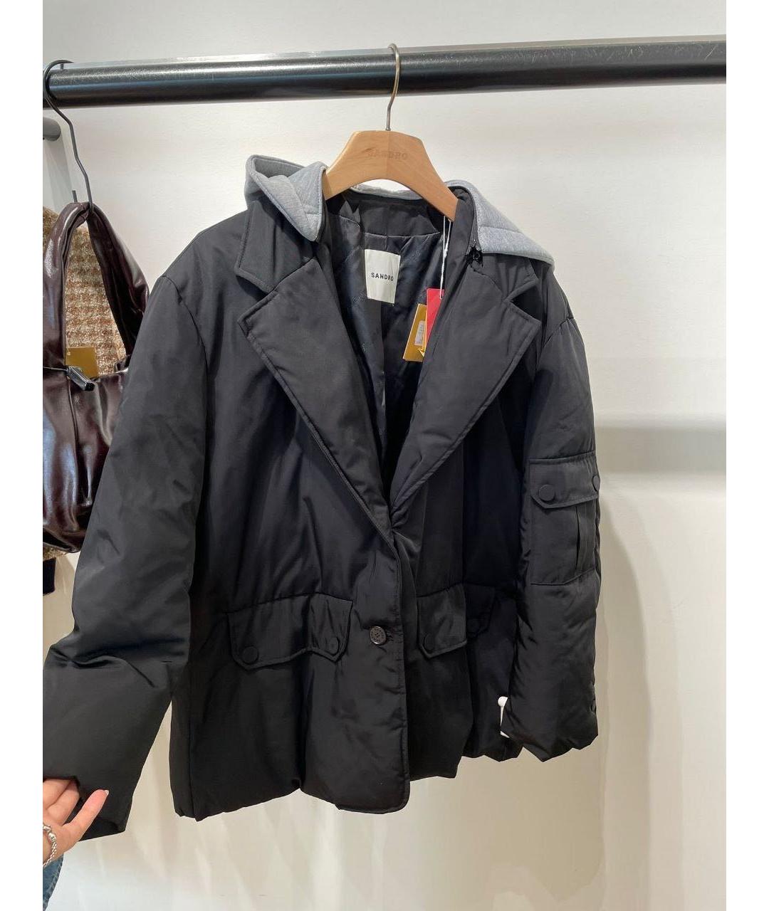 SANDRO Черная куртка, фото 2