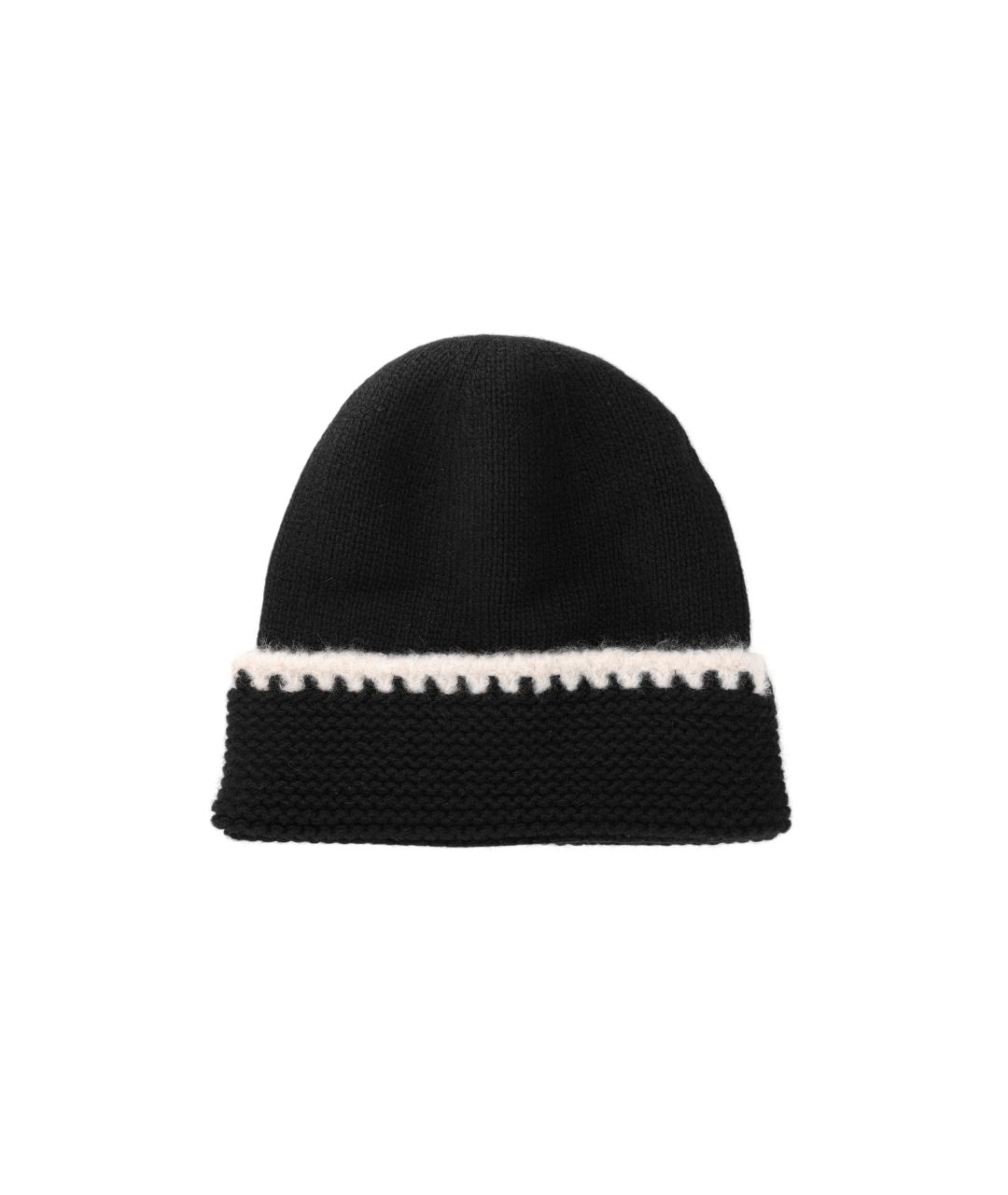 CHANEL Черная кашемировая шапка, фото 2