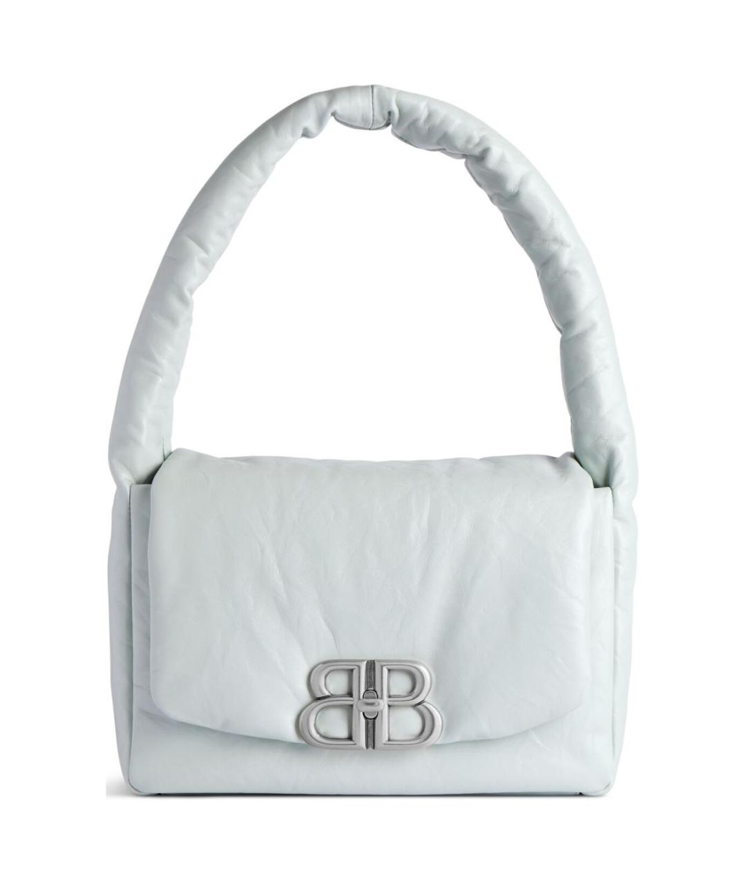 BALENCIAGA Голубая кожаная сумка через плечо, фото 1