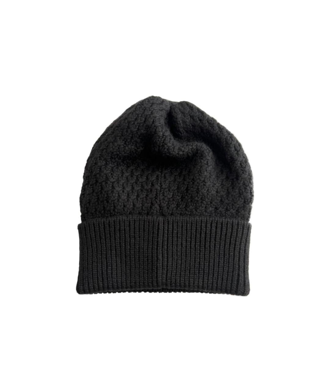 CHANEL Черная кашемировая шапка, фото 2