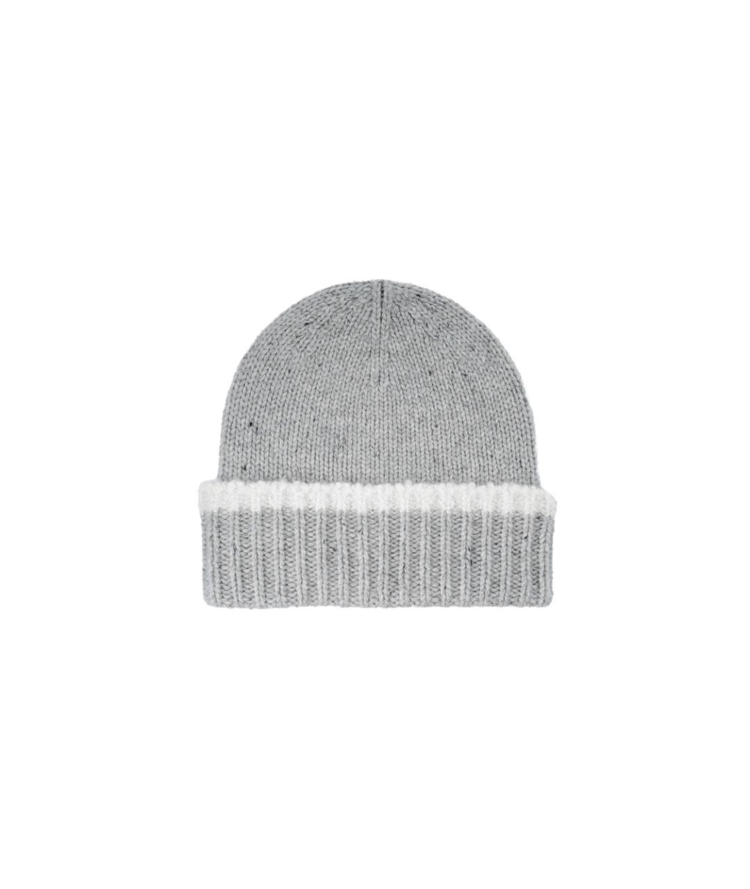 CHANEL Серая шерстяная шапка, фото 2