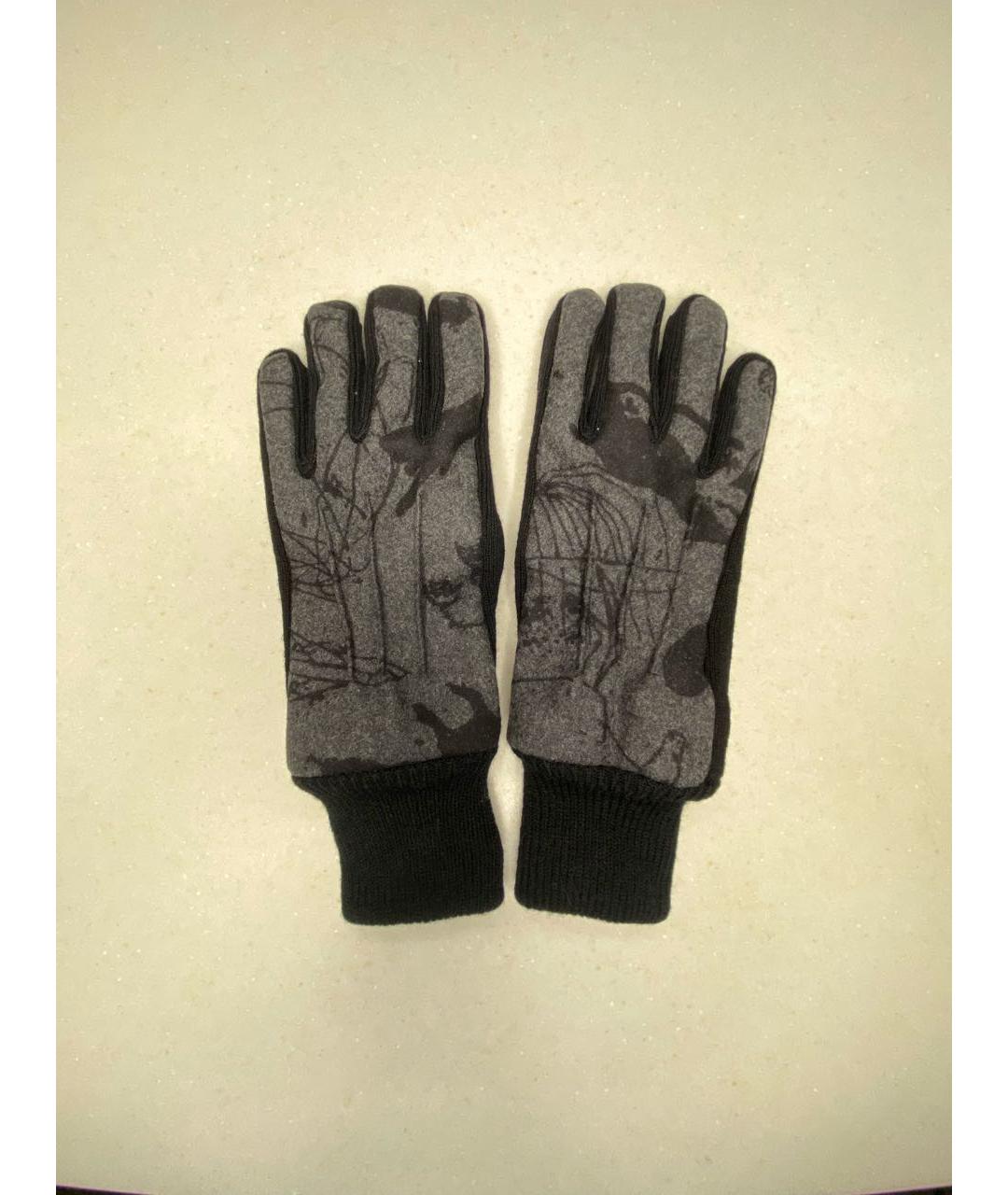 Carven Черные шерстяные перчатки, фото 6