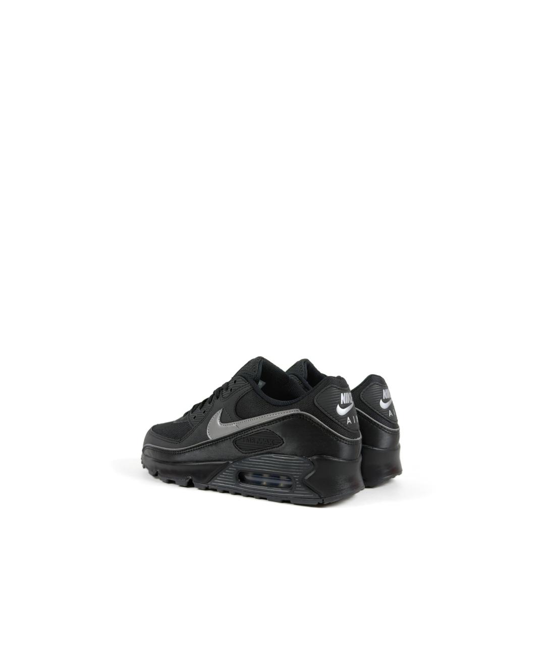 NIKE Черные текстильные низкие кроссовки / кеды, фото 7