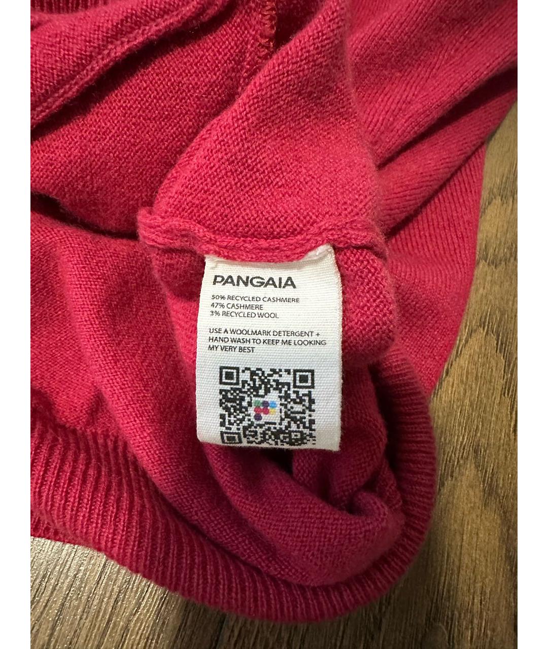 THE PANGAIA Красный кашемировый джемпер / свитер, фото 5