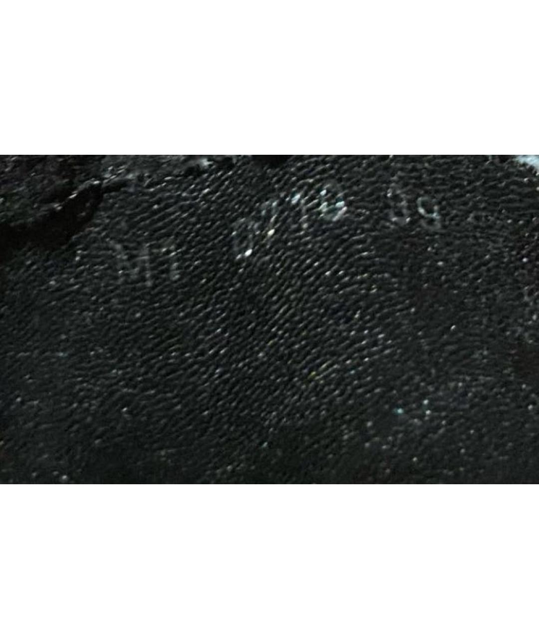 CHRISTIAN DIOR Серебряные кожаные ботильоны, фото 6