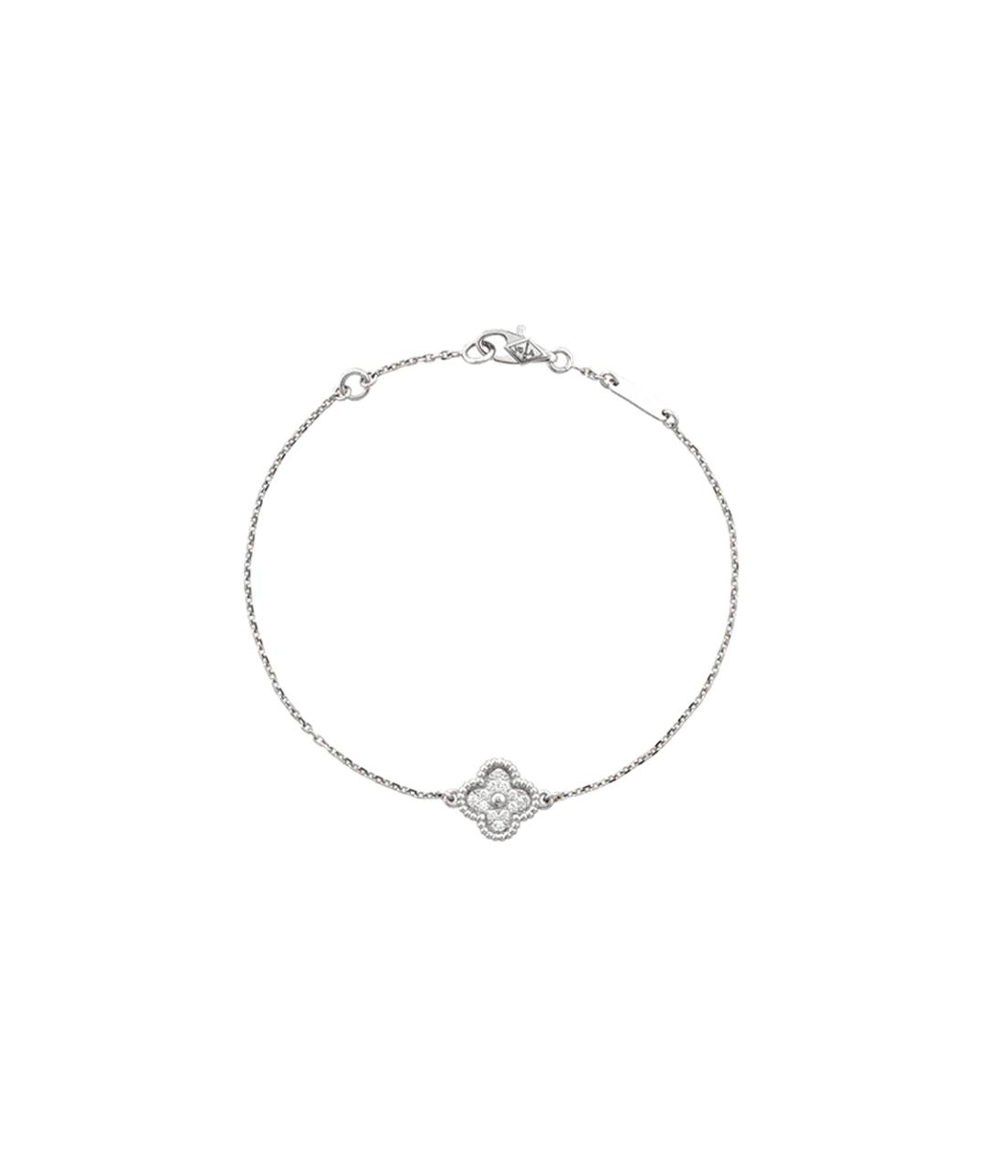 VAN CLEEF & ARPELS Серебрянный браслет из белого золота, фото 2