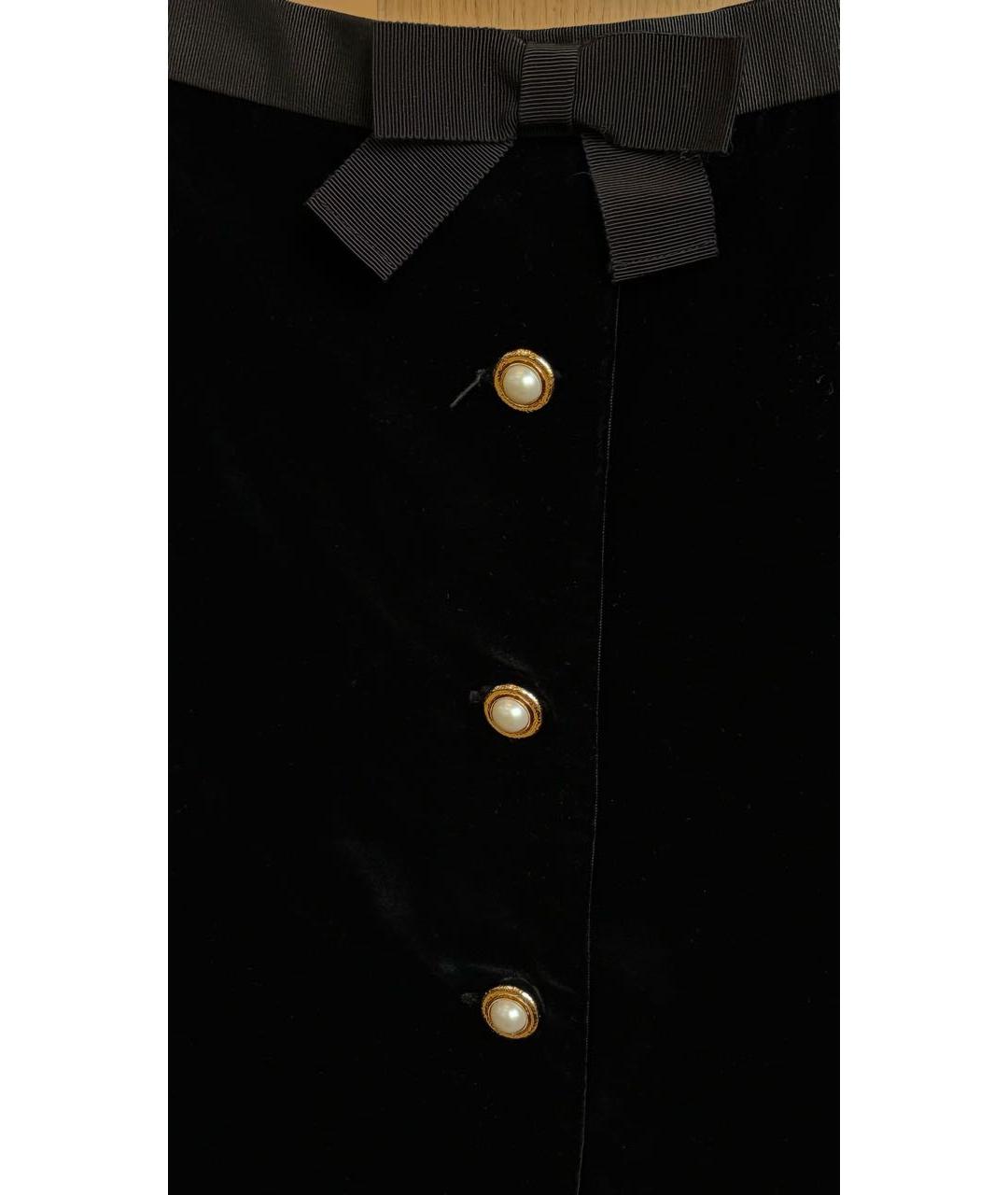 MIU MIU Черная юбка мини, фото 4