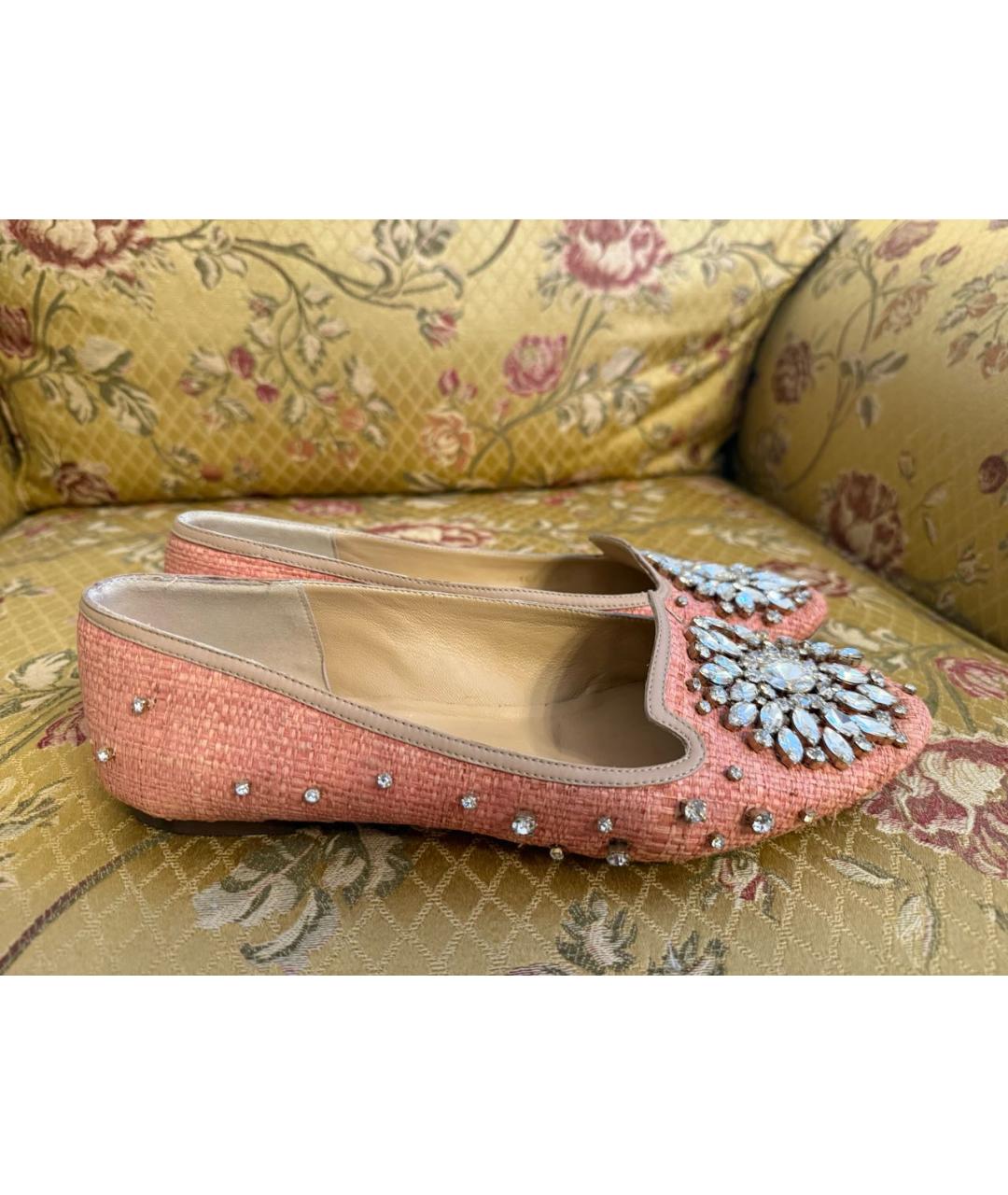 DOLCE&GABBANA Коралловые лоферы, фото 8