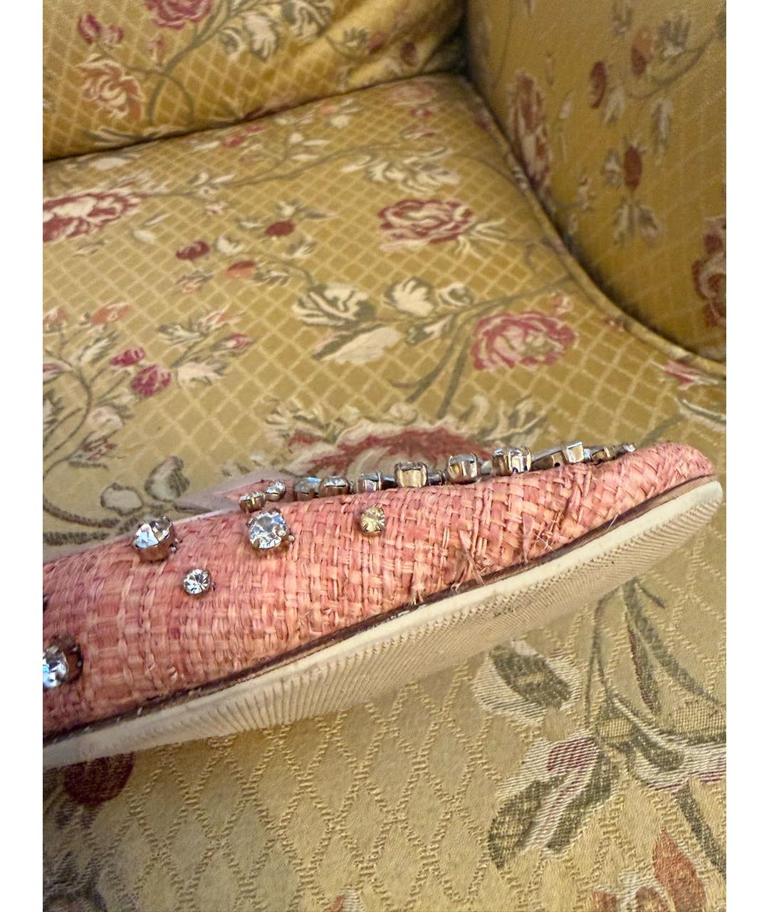 DOLCE&GABBANA Коралловые лоферы, фото 6