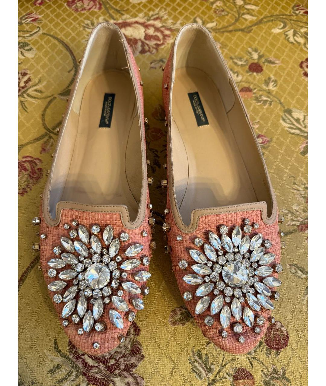 DOLCE&GABBANA Коралловые лоферы, фото 2