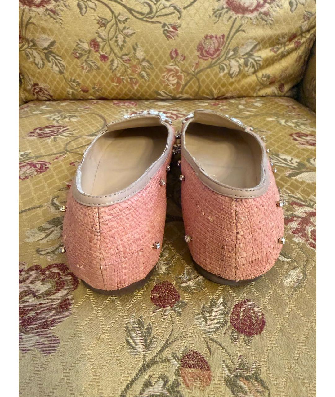 DOLCE&GABBANA Коралловые лоферы, фото 4