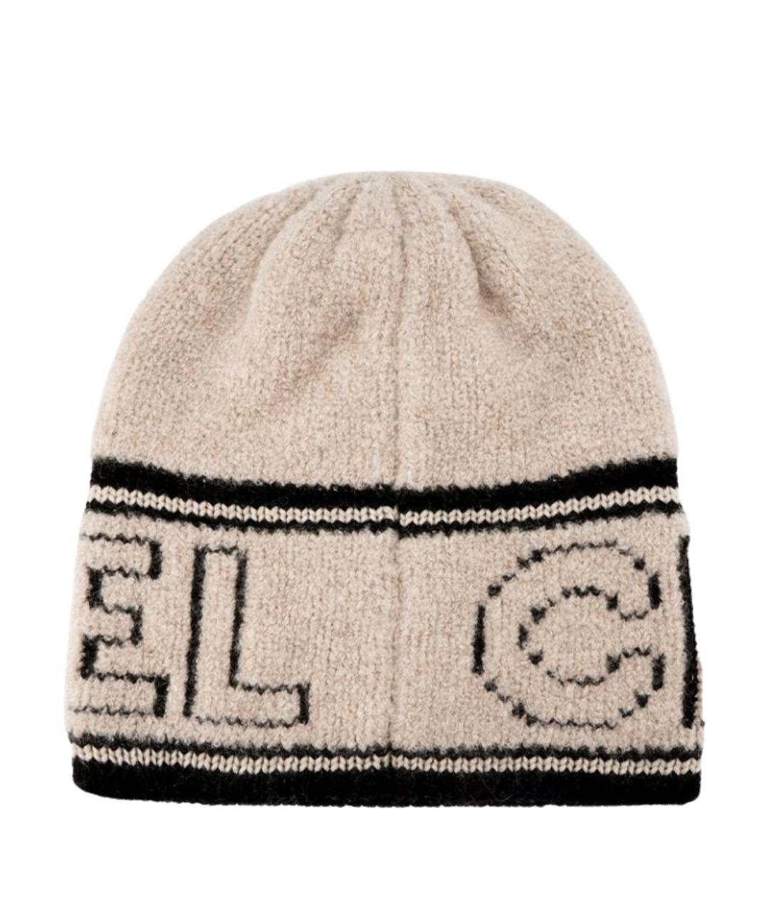 CHANEL Бежевая шерстяная шапка, фото 2