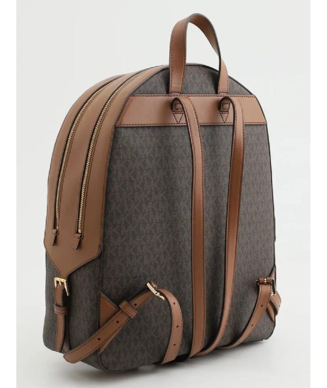 MICHAEL KORS Коричневый кожаный рюкзак, фото 2