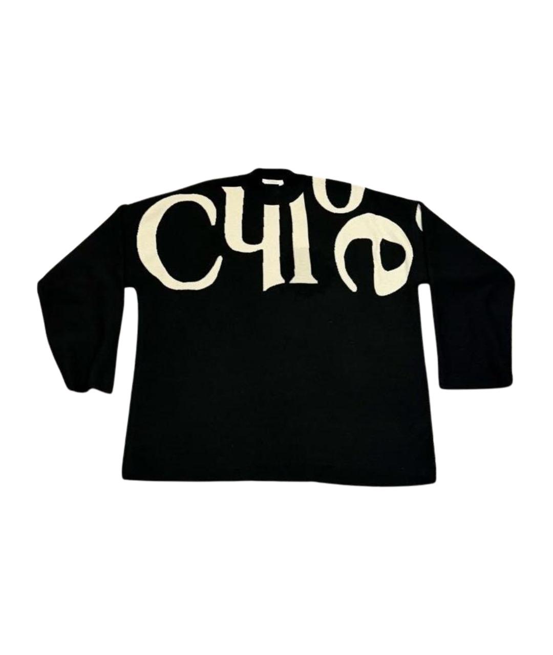 CHLOE Черный шерстяной джемпер / свитер, фото 1