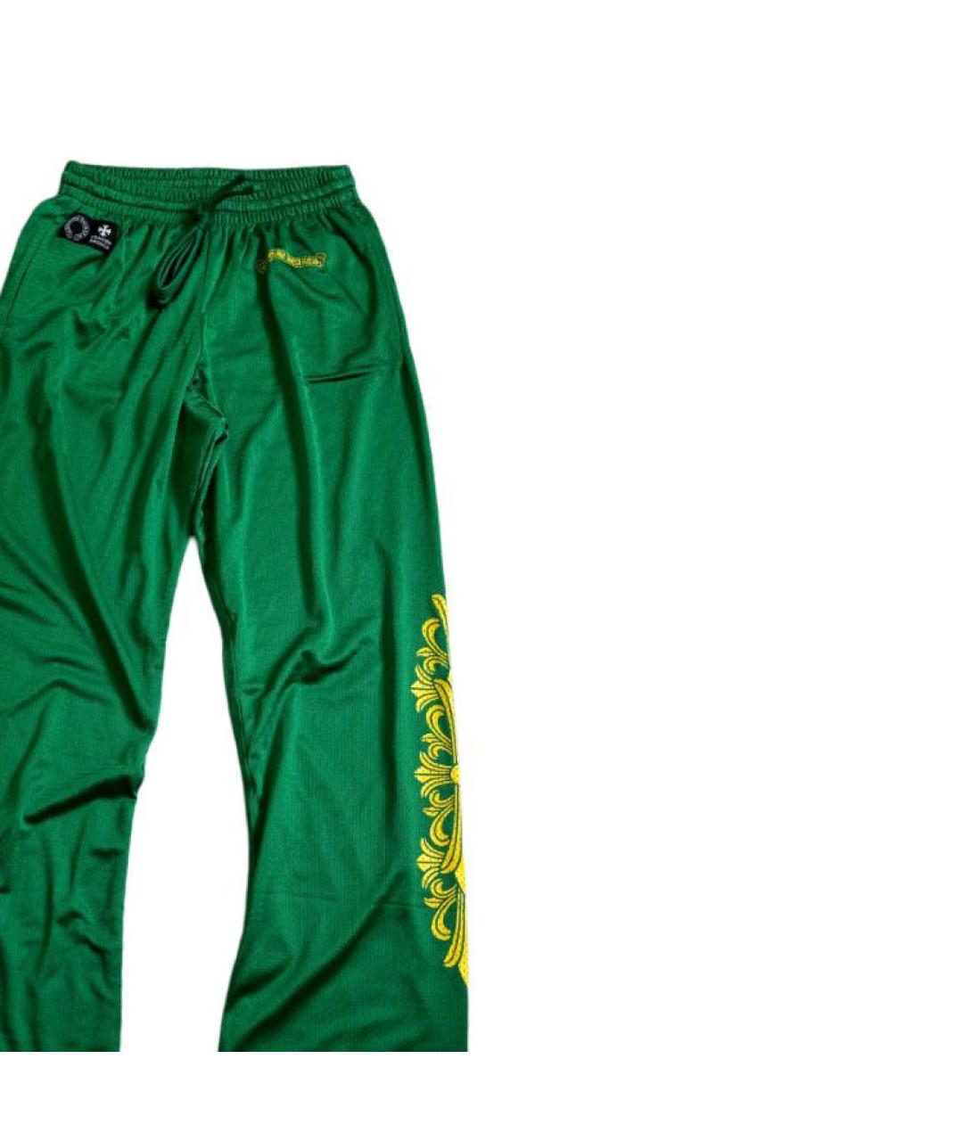 CHROME HEARTS Зеленые повседневные брюки, фото 6