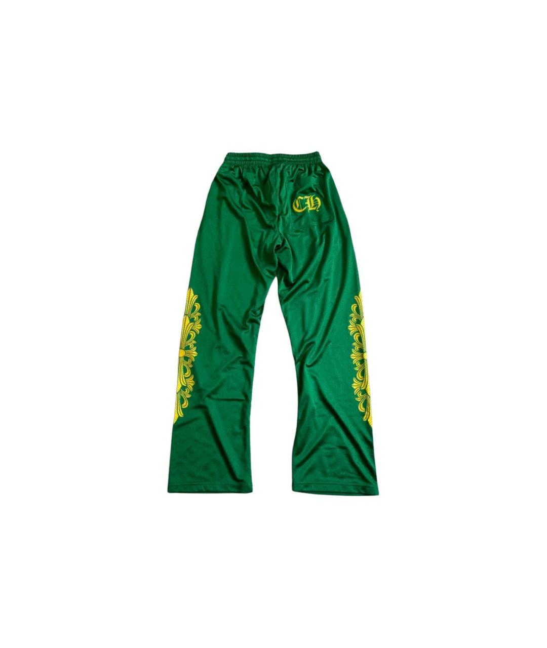 CHROME HEARTS Зеленые повседневные брюки, фото 2