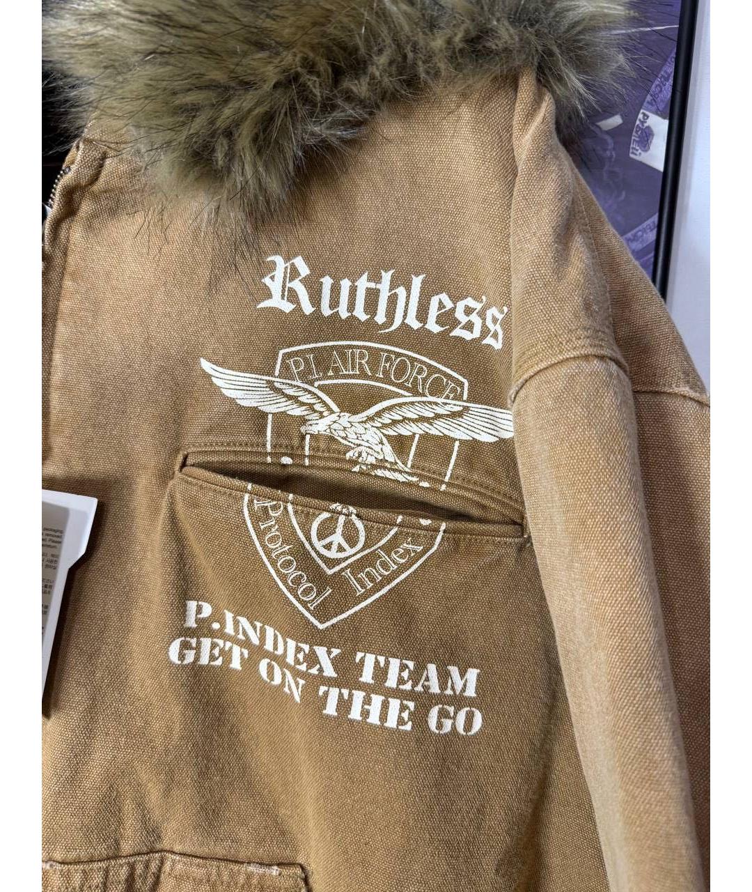 GRAILZ PROJECT G/R Коричневая хлопковая куртка, фото 5